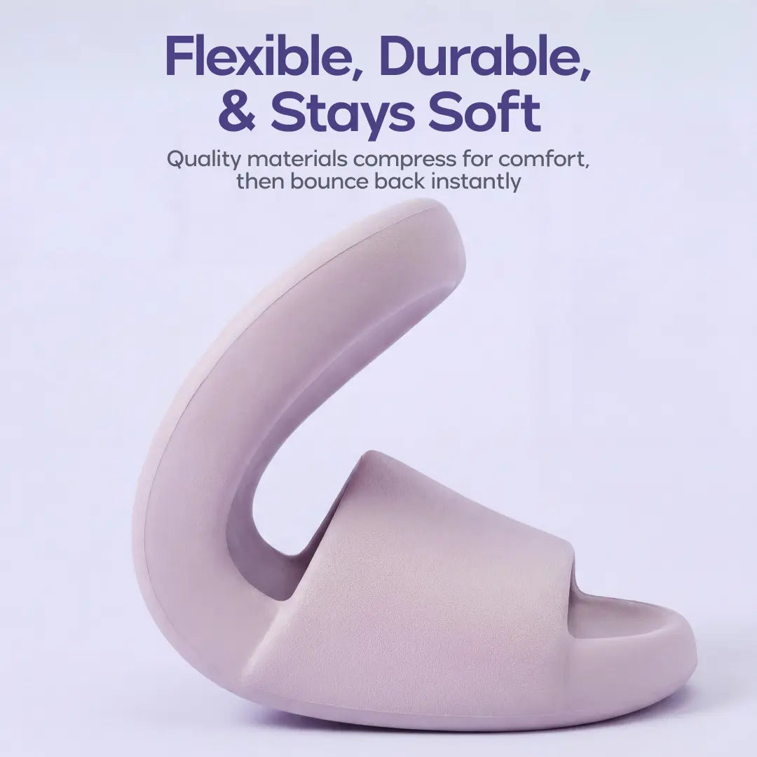 Mellow Sleep | Mellowsoft Dream Slides - Soft Squishy Waterproof Pillow Slides, Cloud Foam Platform Slippers with Running Shoe Level Cushioning & Shock Absorption, anti Slip Comfort Slides for Indoor & Outdoor