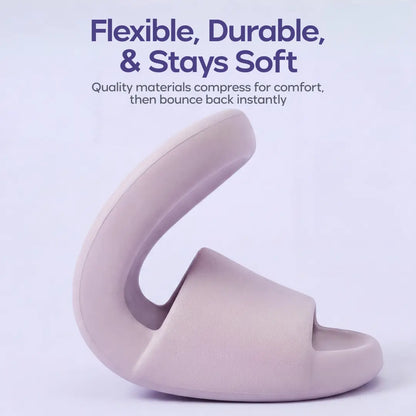 Mellow Sleep | Mellowsoft Dream Slides - Soft Squishy Waterproof Pillow Slides, Cloud Foam Platform Slippers with Running Shoe Level Cushioning & Shock Absorption, anti Slip Comfort Slides for Indoor & Outdoor