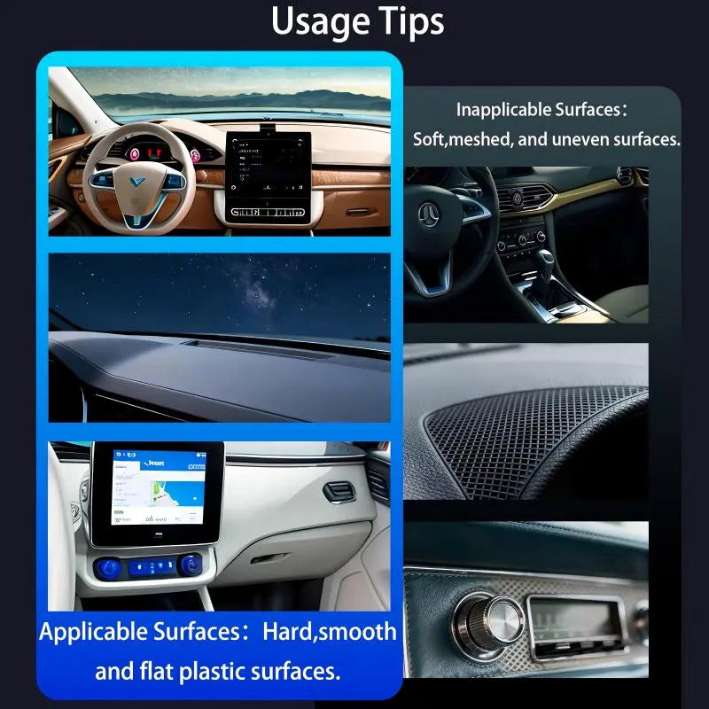 【Fathersdaygift】Guccqueen 2.0 Foldable Magnetic Car Phone Mount - 20 N52 Magnets, Vacuum Suction Cup with Heat-Resistant Nano-Adhesive Base for Magsafe Phones, Cars, Tools and Gadgets
