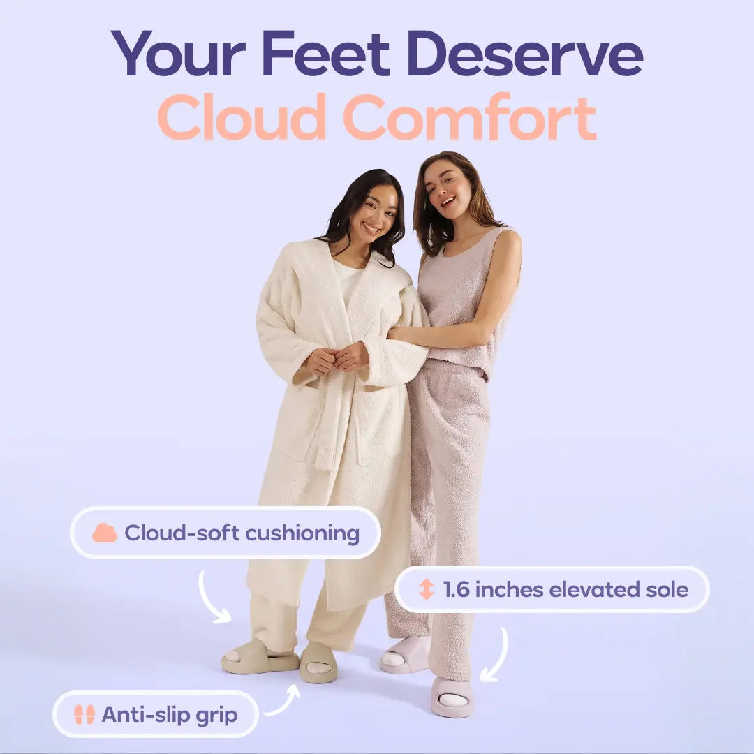 Mellow Sleep | Mellowsoft Dream Slides - Soft Squishy Waterproof Pillow Slides, Cloud Foam Platform Slippers with Running Shoe Level Cushioning & Shock Absorption, anti Slip Comfort Slides for Indoor & Outdoor