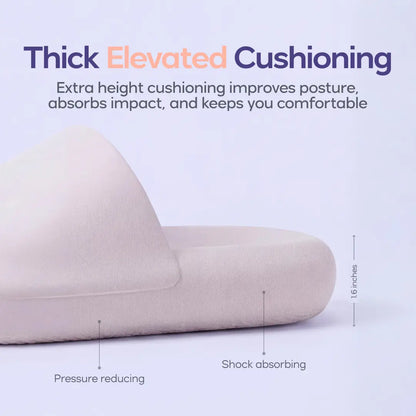 Mellow Sleep | Mellowsoft Dream Slides - Soft Squishy Waterproof Pillow Slides, Cloud Foam Platform Slippers with Running Shoe Level Cushioning & Shock Absorption, anti Slip Comfort Slides for Indoor & Outdoor