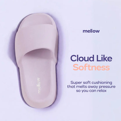 Mellow Sleep | Mellowsoft Dream Slides - Soft Squishy Waterproof Pillow Slides, Cloud Foam Platform Slippers with Running Shoe Level Cushioning & Shock Absorption, anti Slip Comfort Slides for Indoor & Outdoor